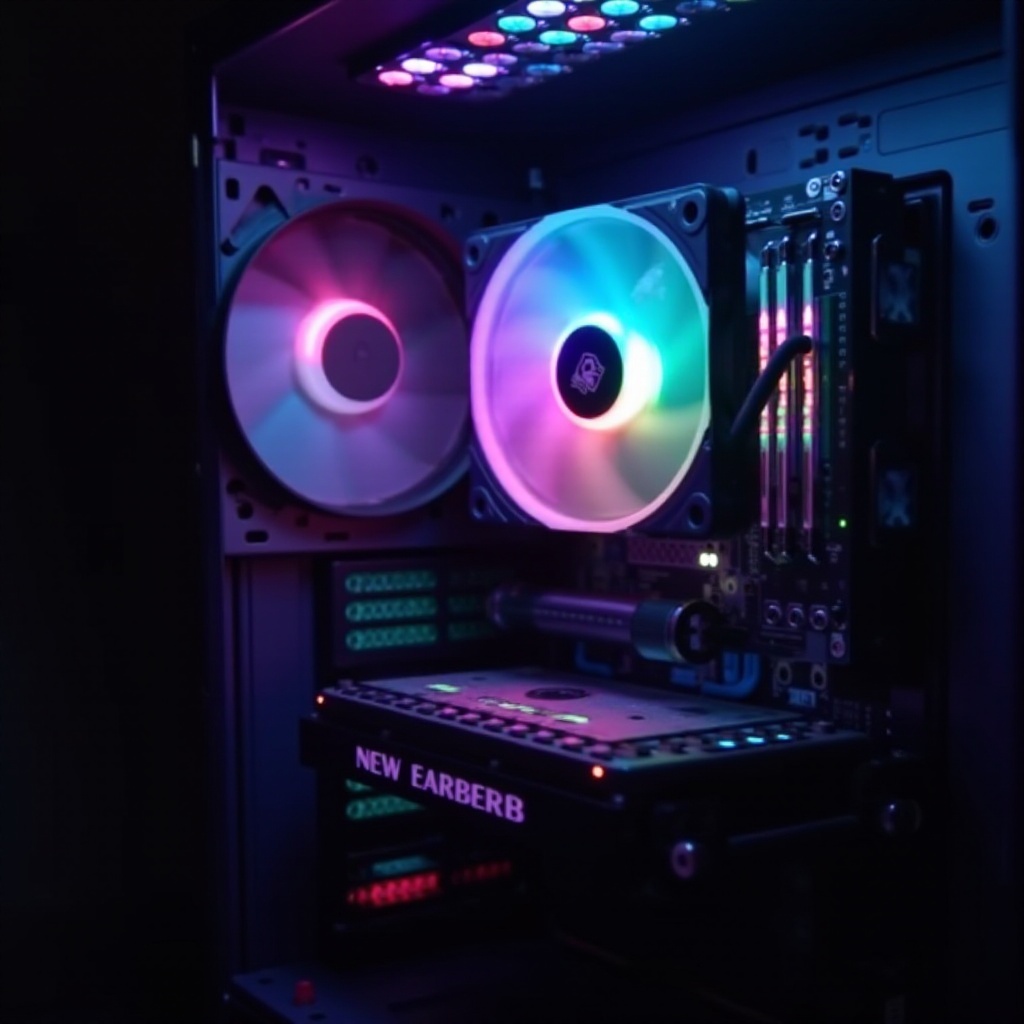 คู่มือการแก้ไขปัญหา: พัดลม RGB หมุนแต่ไม่ติดไฟ