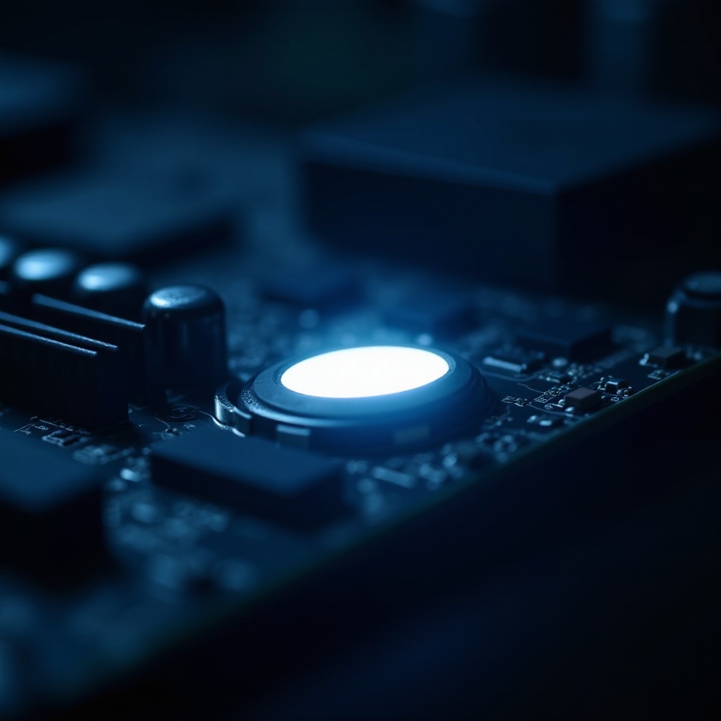 حل الضوء الأبيض على اللوحة الأم: الأسباب والإصلاحات