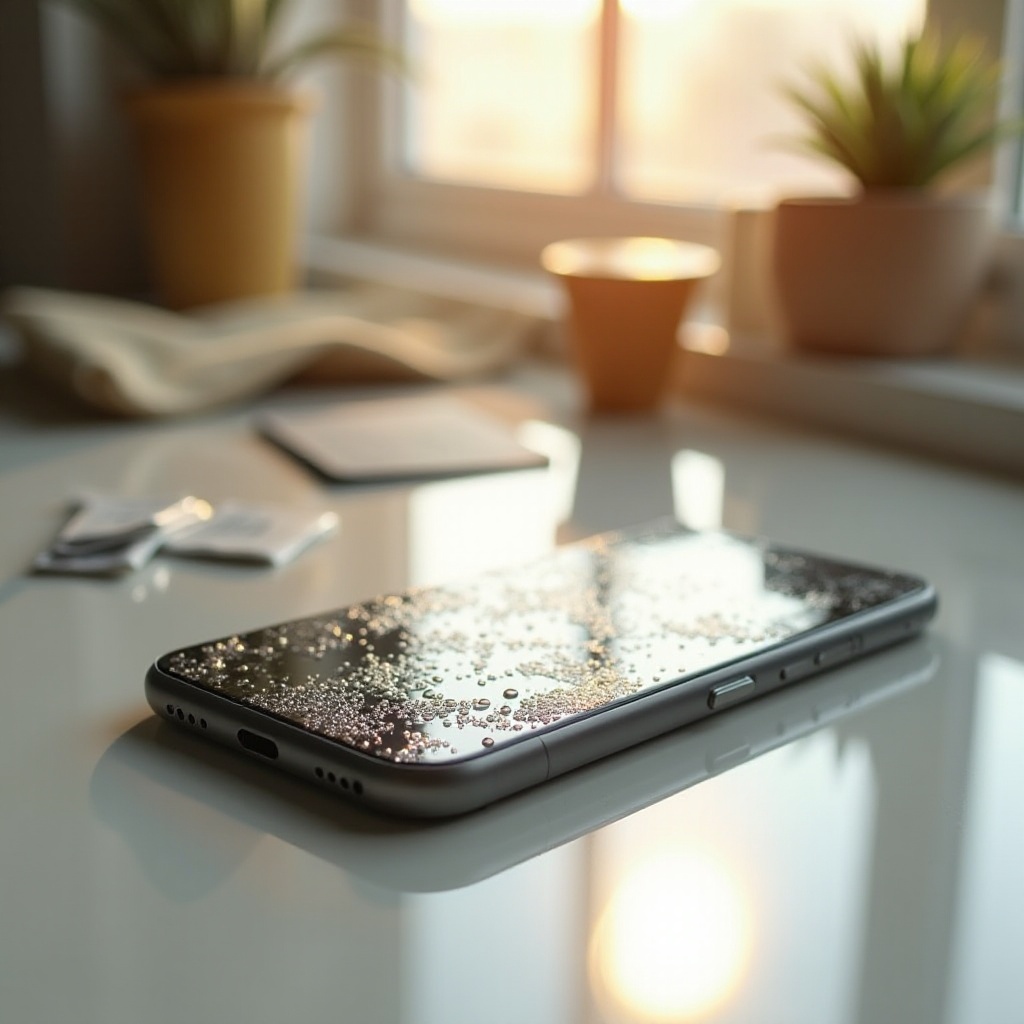 iPhoneが充電ポートに水が入ったと表示され続ける