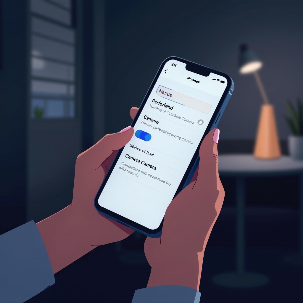 vô hiệu hóa camera trên iPhone 11